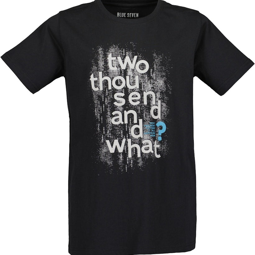 Boys Knitted T-Shirt – Black