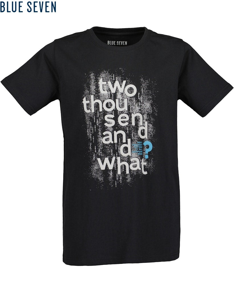 Boys Knitted T-Shirt – Black