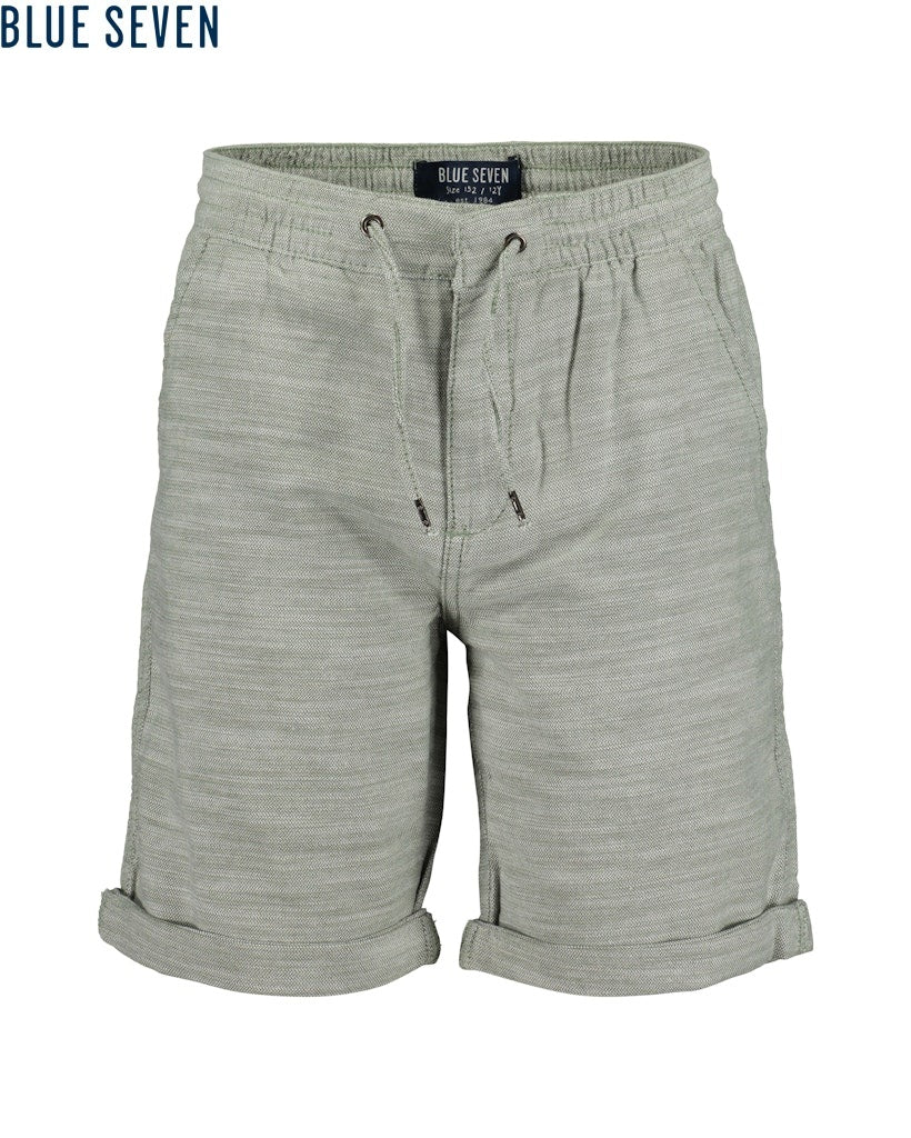 Boys Woven Bermuda Shorts – Reed Green & Smoky Grey