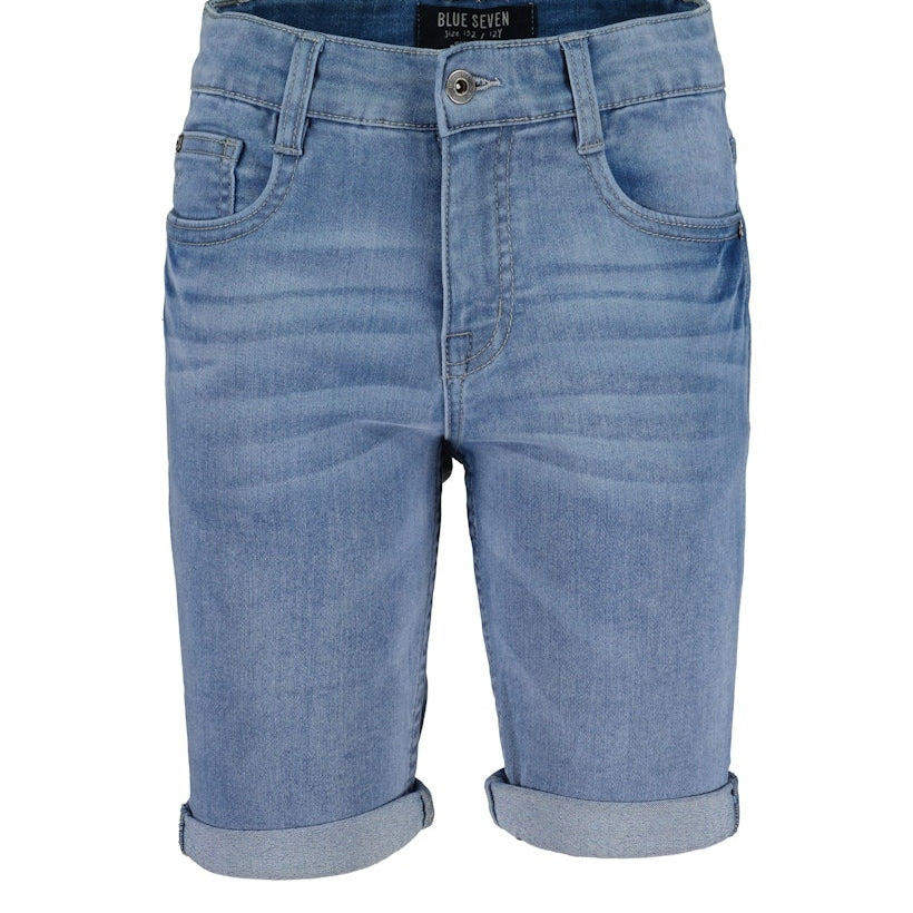 boys woven jeans bermuda