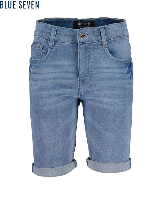 boys woven jeans bermuda