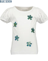 Girls Knitted T-Shirt – Blue Seven (702356)