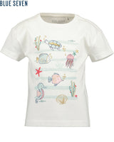 Girls Knitted T-Shirt – Blue Seven (702358)
