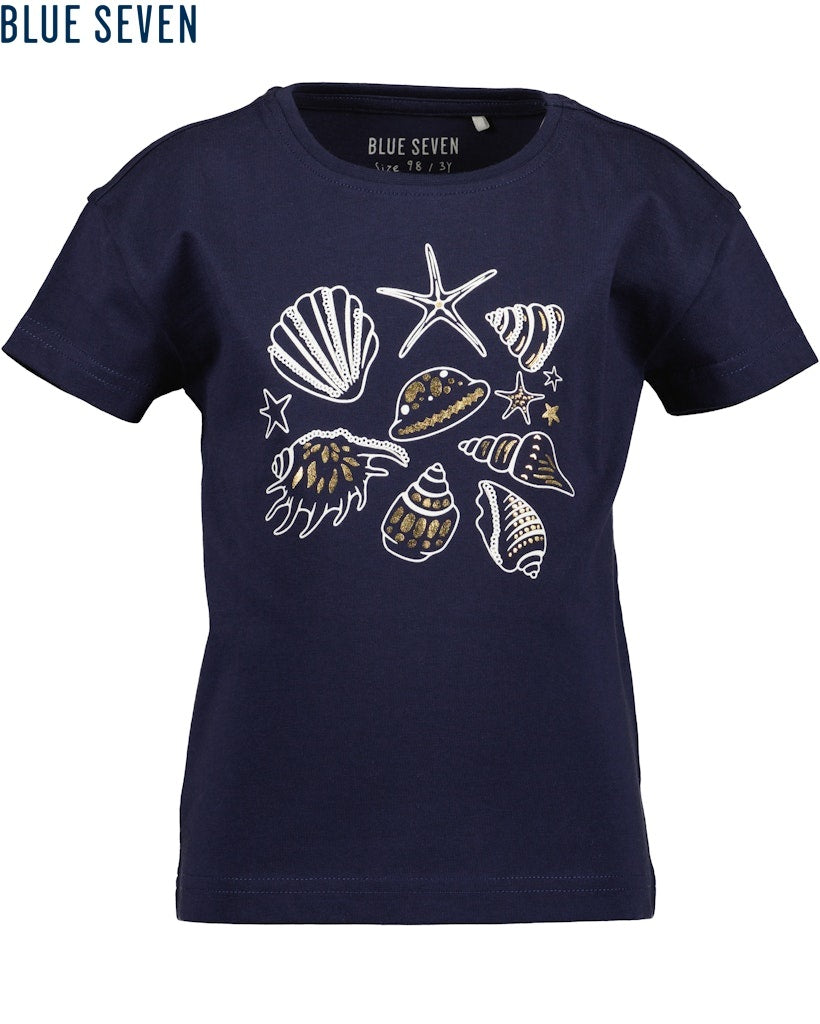 Girls Knitted T-Shirt – Blue Seven (702358)