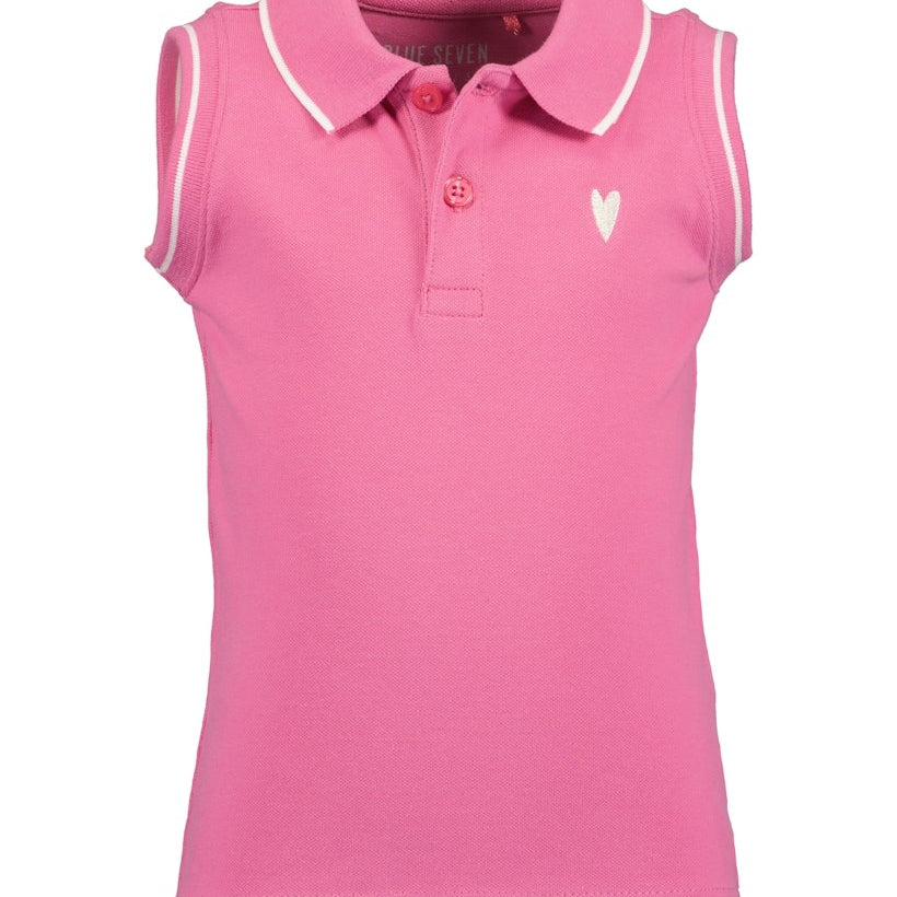 girls knitted polo shirt