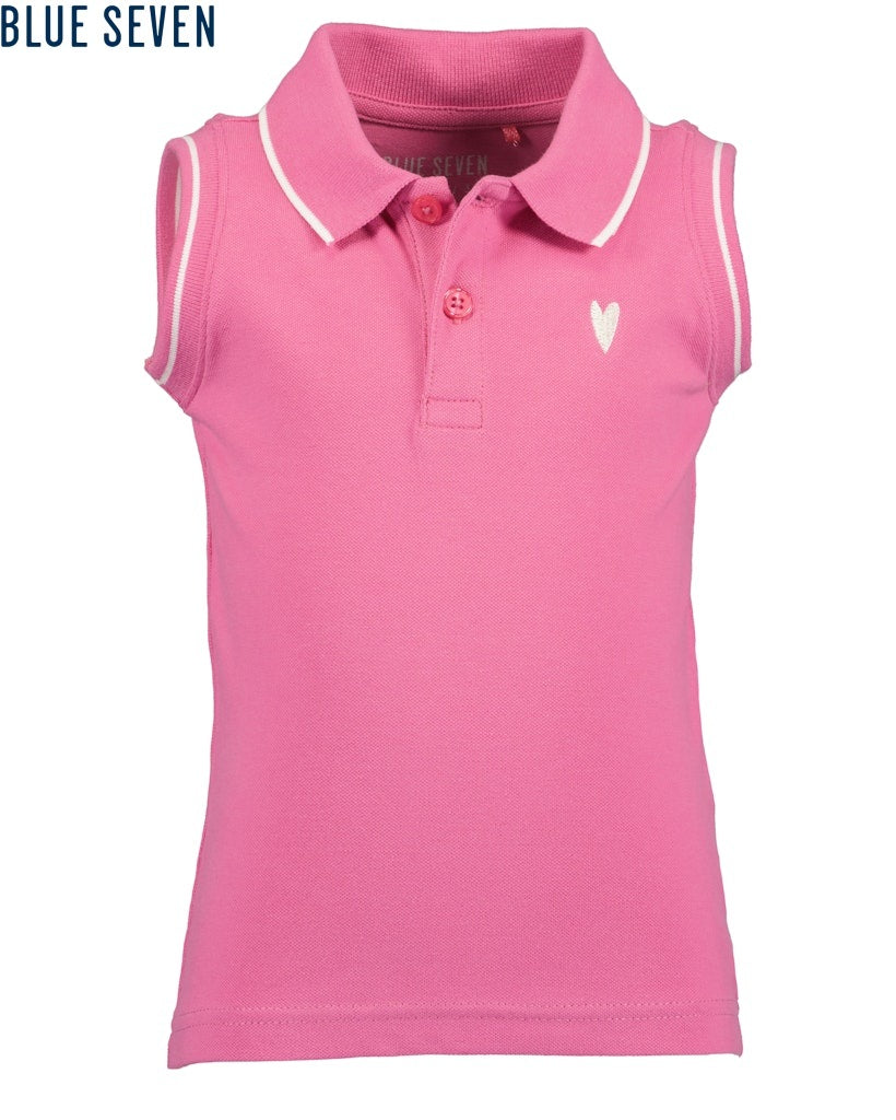 girls knitted polo shirt