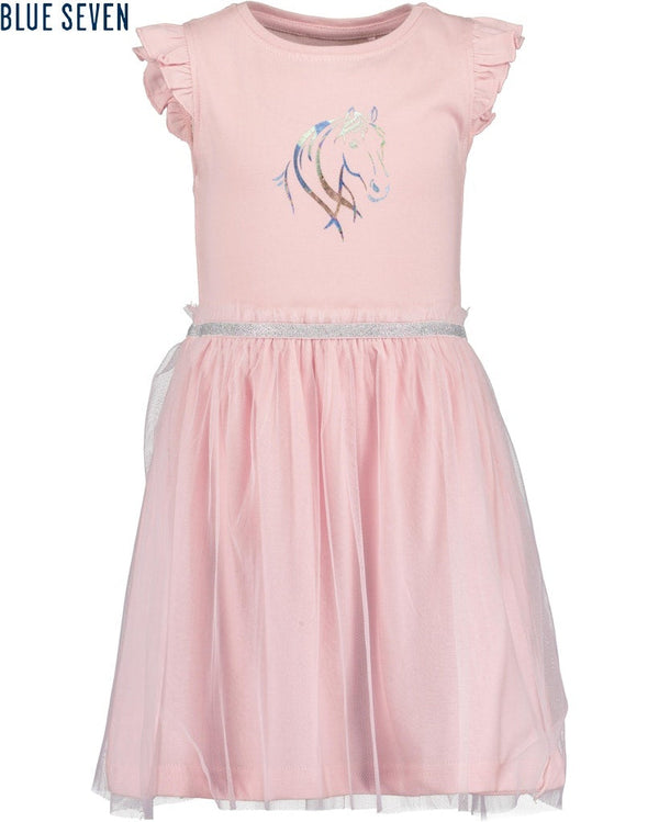 Girls Knitted Dress – Blue Seven (721681) - alternate product view 2