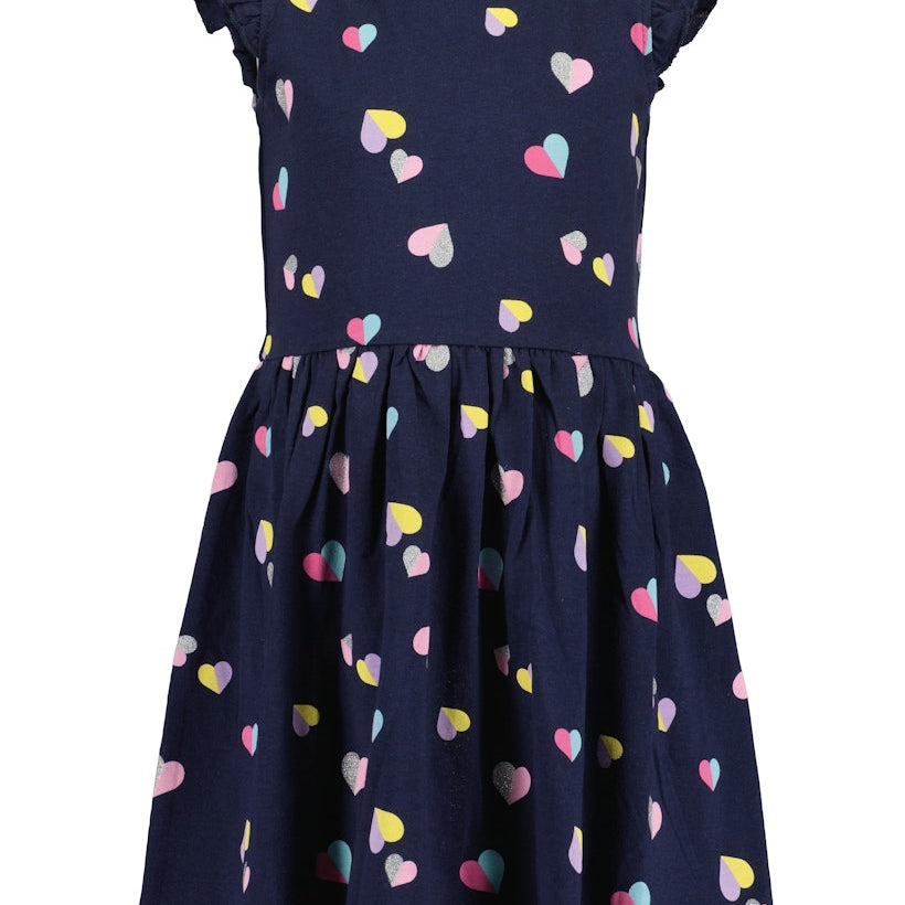 Girls Knitted Dress – Blue Seven (721687)