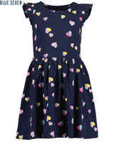 Girls Knitted Dress – Blue Seven (721687)