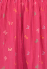 Girls Dress with Tulle Skirt