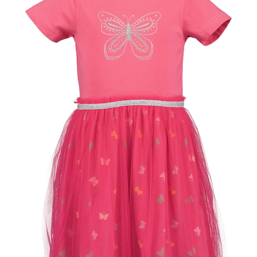 Girls Dress with Tulle Skirt