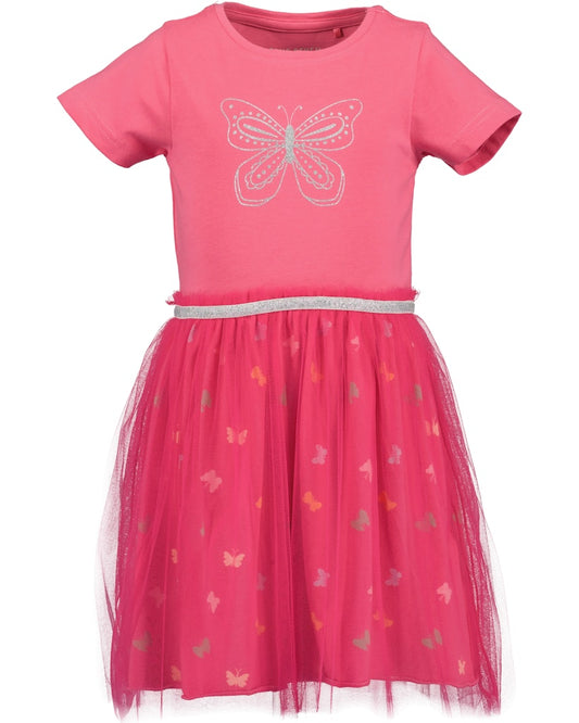 Girls Dress with Tulle Skirt