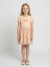 Girls Dress with Tulle Skirt