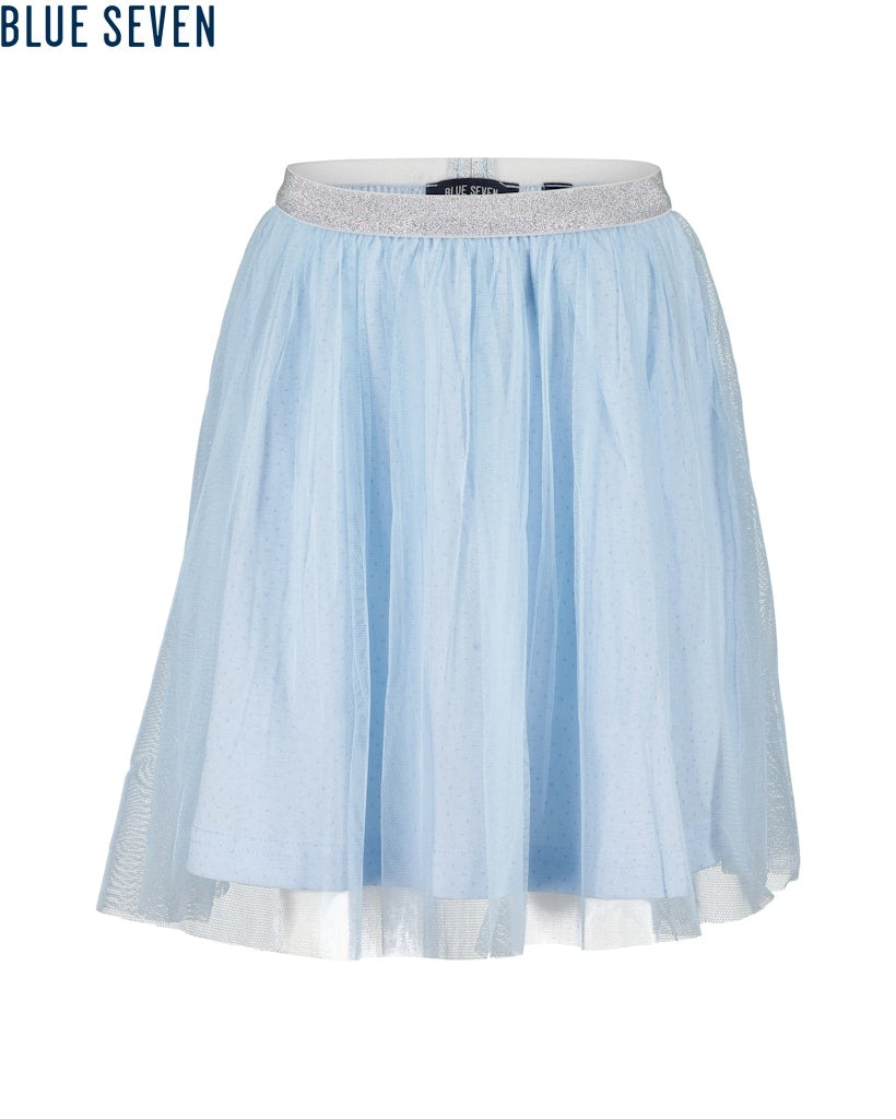 Girls Knitted Tulle Skirt – Blue Seven (723556)