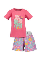 girls T-shirt and shorts