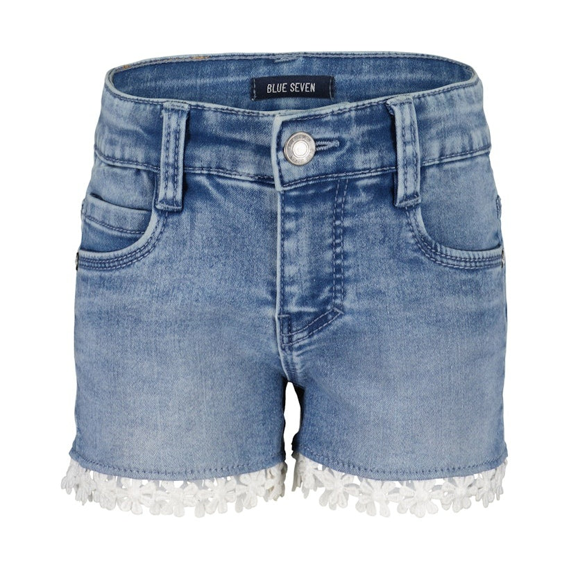 girls woven jeans shorts
