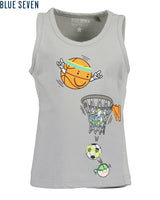 Boys Knitted Tank Top – Medium Grey
