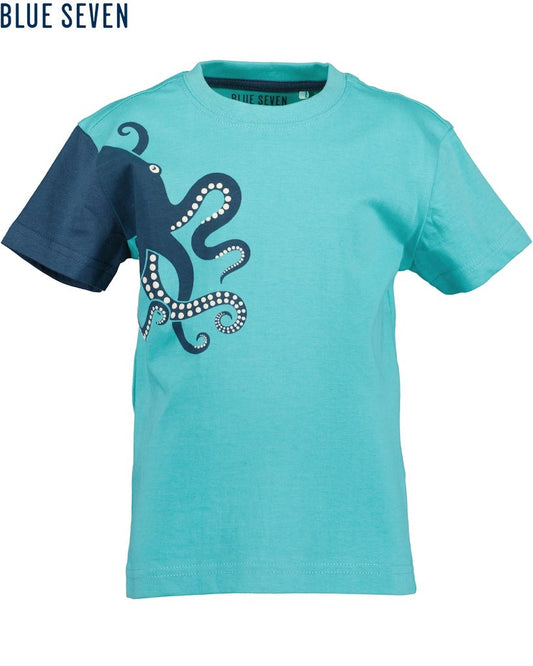 Boys Knitted T-Shirt – Blue Seven (802356)