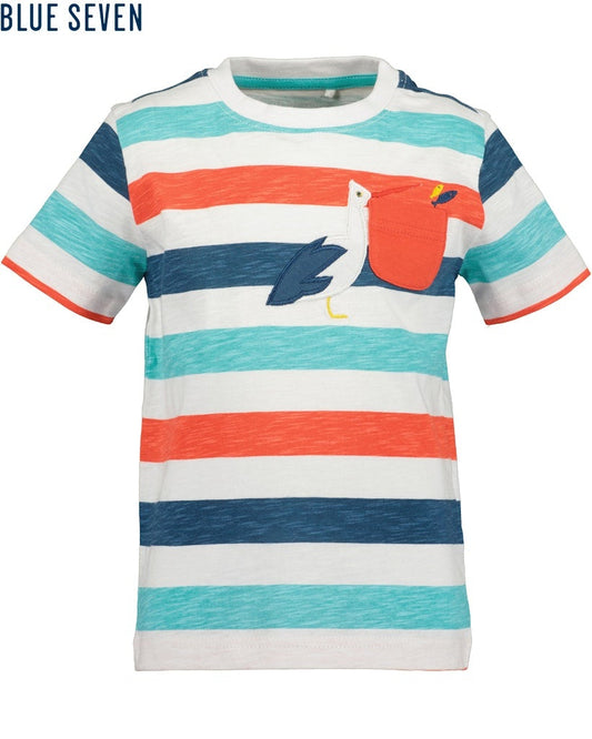 Boys Knitted T-Shirt – Blue Seven (802357)