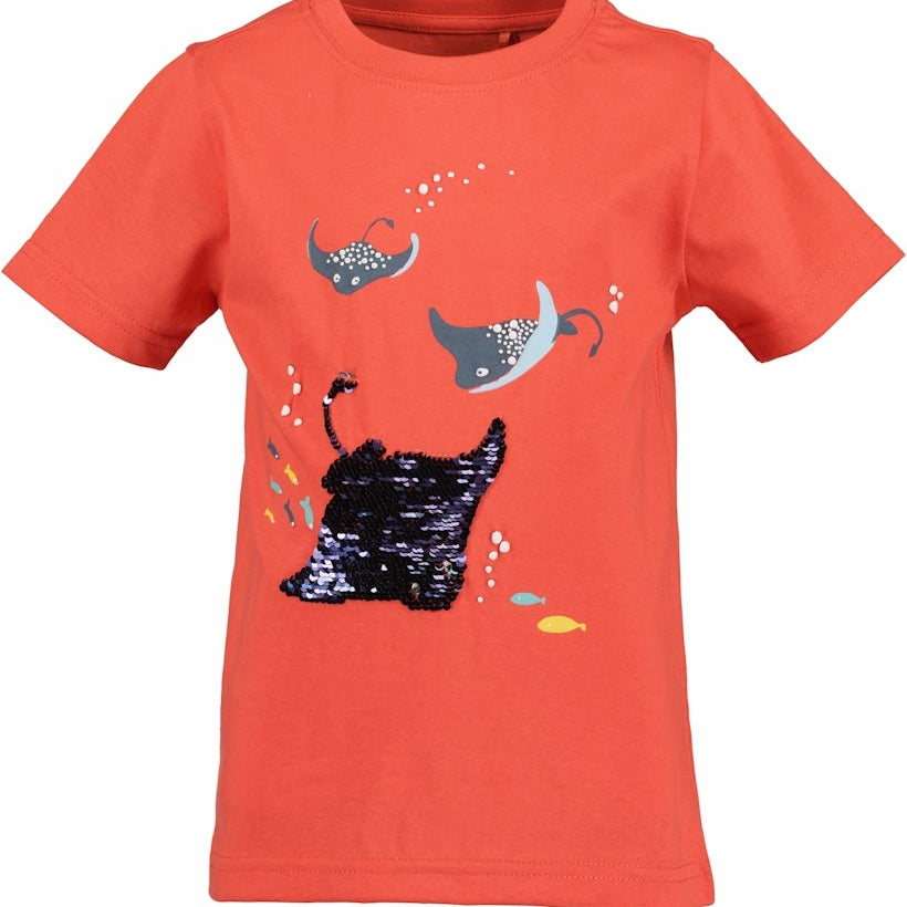 Boys Knitted T-Shirt – Blue Seven (802359)