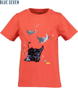 Boys Knitted T-Shirt – Blue Seven (802359)