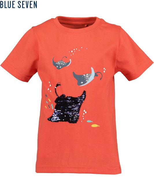 Boys Knitted T-Shirt – Blue Seven (802359)