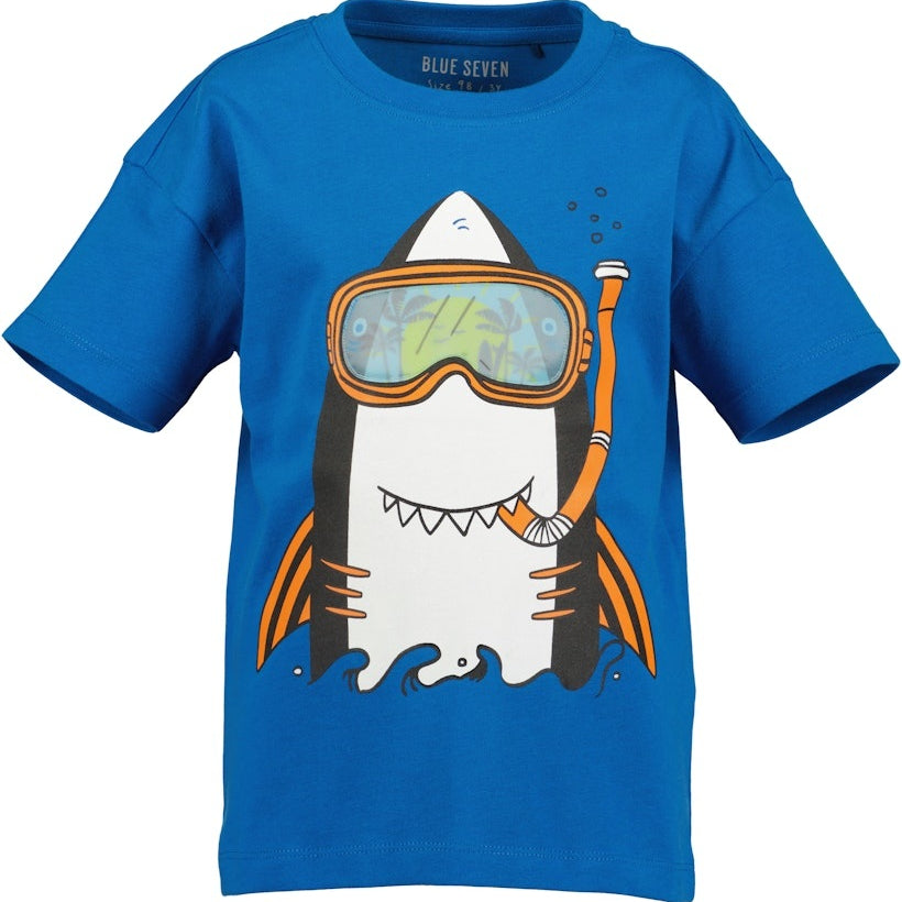 Boys Knitted T-Shirt – Blue Seven (802364)