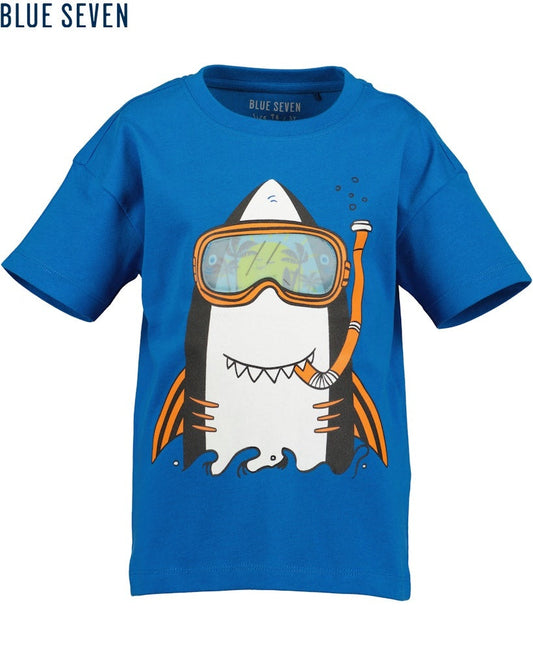 Boys Knitted T-Shirt – Blue Seven (802364)