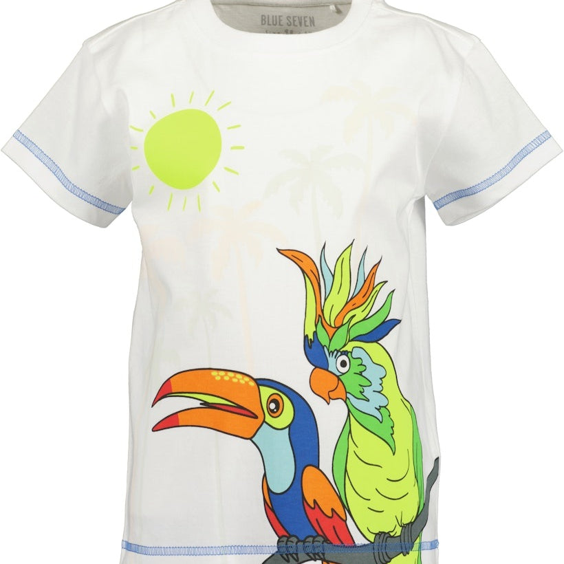 Boys Knitted T-Shirt – White