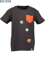 Boys Knitted T-Shirt – Anthracite