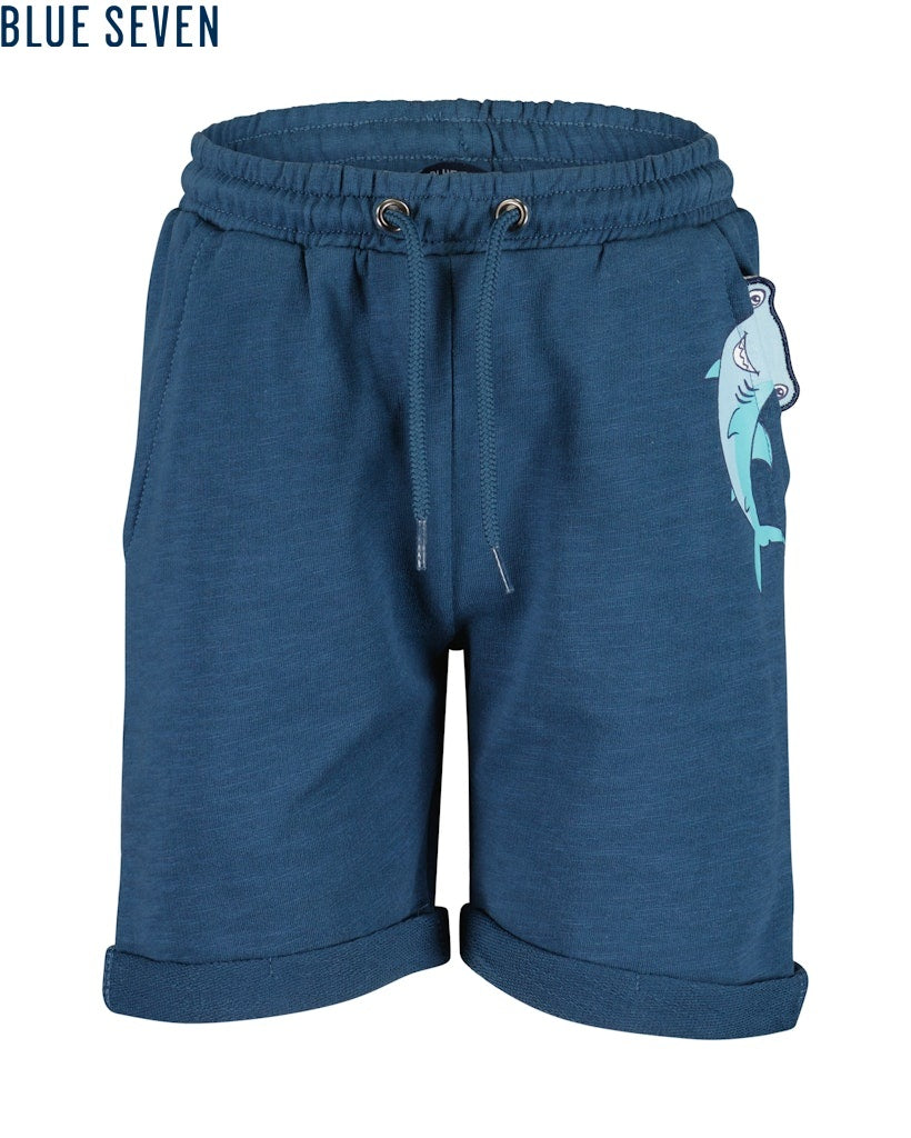 Boys Knitted Sweat Shorts – Blue Seven (824647)