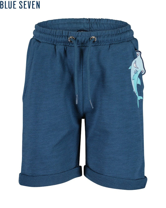 Boys Knitted Sweat Shorts – Blue Seven (824647)