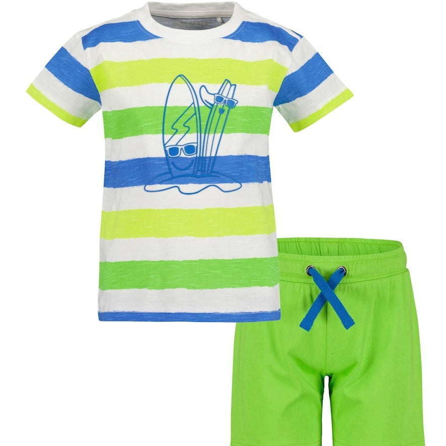 Boys Knitted 2-Piece Set – Blue Seven (826038)