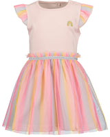 Toddler Girls Dress with Tulle Skirt