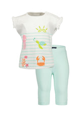 Toddler Girls Shirt and Capri Set