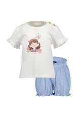Toddler Girls Shirt and Shorts Set