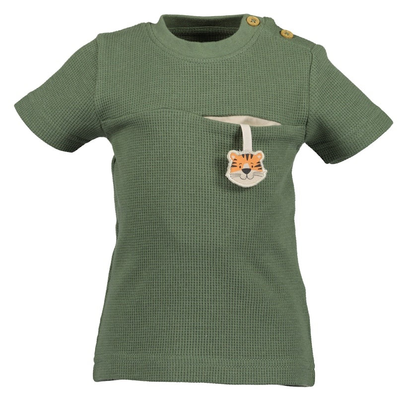 Mini boys knitted shirt