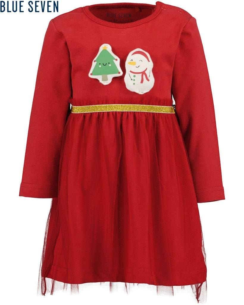 Toddler girls dress with tulle skirt
