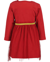 Toddler girls dress with tulle skirt