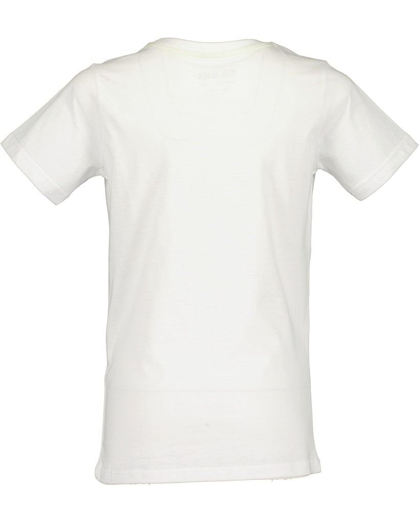 Boys Knitted T-Shirt – White