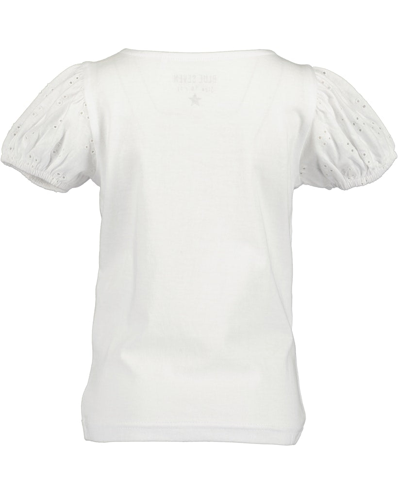 Girls Knitted T-Shirt – Blue Seven (702356)