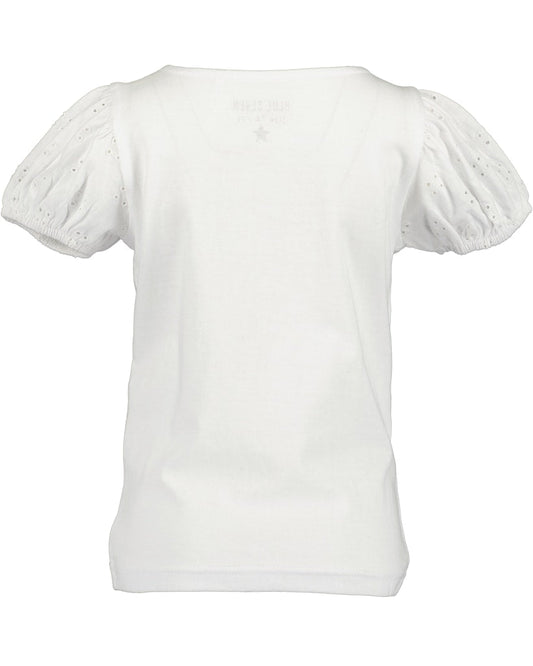 Girls Knitted T-Shirt – Blue Seven (702356)