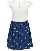 Girls Knitted Dress – Blue Seven (721682)