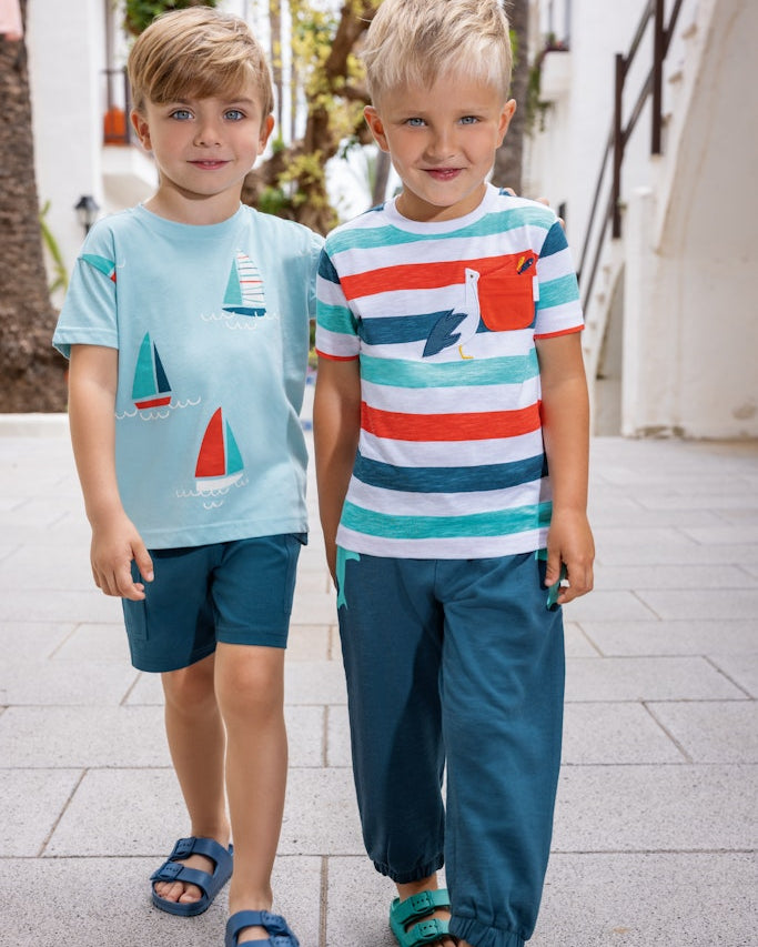 Boys Knitted T-Shirt – Blue Seven (802357)