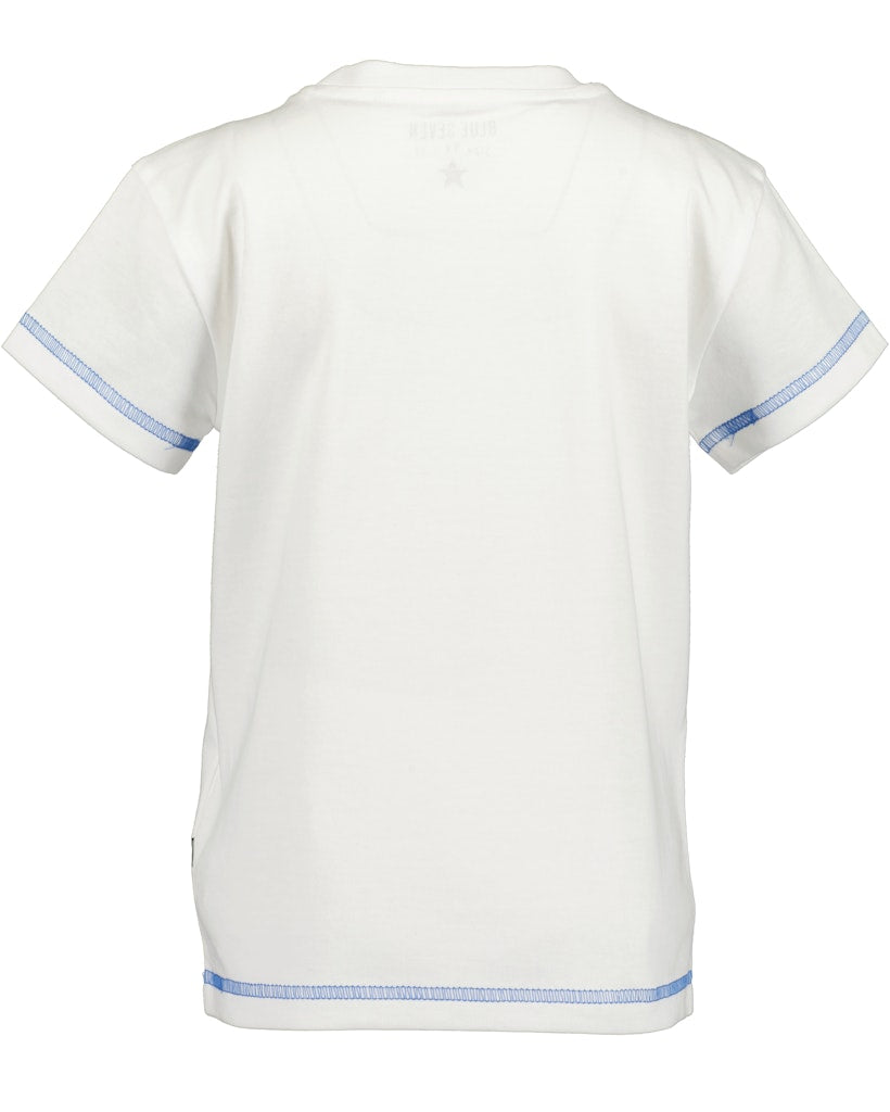 Boys Knitted T-Shirt – White