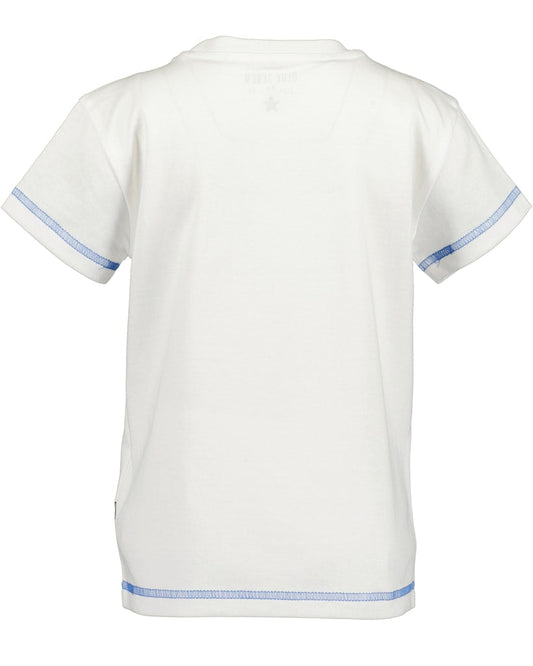 Boys Knitted T-Shirt – White