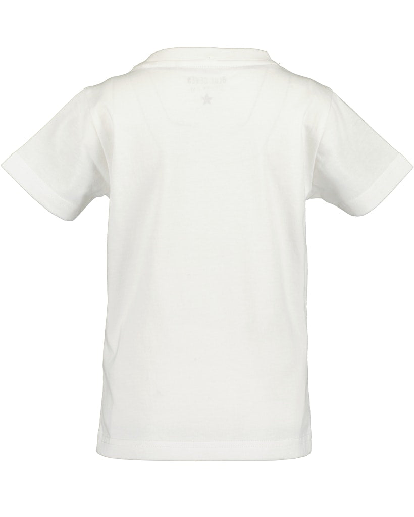 Boys Knitted T-Shirt – White