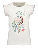 Girls Knitted T-Shirt – Blue Seven (702359)
