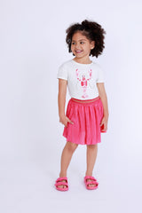 Girls Knitted T-Shirt – Blue Seven (702360)