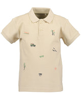 boys knitted poloshirt